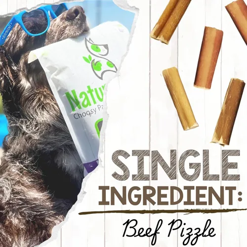 Vista 3 de Nature Gnaws Bully Stick Bites para perros pequeños de 2 a 4 pulgadas (8 onzas), de larga duración para masticadores ligeros y cachorros, golosinas
