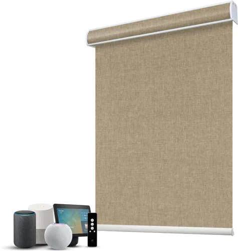 Vista 42 de SmartWings Persianas Motorizadas con Filtro de Luz, Compatible con Matter Thread Homekit Z-Wave Alexa Google, Persianas con 70% de Opacidad Safari