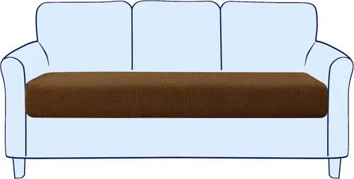 Vista 114 de SUBRTEX Funda para Sofá, Fundas Deslizables para Asientos de Autocaravana, Fundas Elásticas Duraderas para Loveseat, Protector de Muebles de Spandex