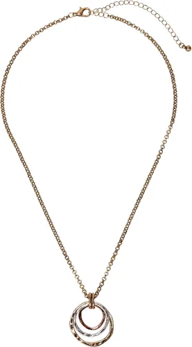 Vista 5 de SPUNKYsoul Collar con colgante de 3 círculos, joyería en capas de cobre
