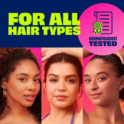 Vista 8 de NAIR Prep & Smooth Crema depilatoria exfoliante facial para mujeres, eliminación eficaz del vello para piel suave con ácido hialurónico, 1.76 onzas