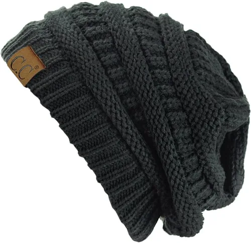 Vista 426 de C.C Trendy Warm Chunky Soft Stretch Cable Knit Beanie