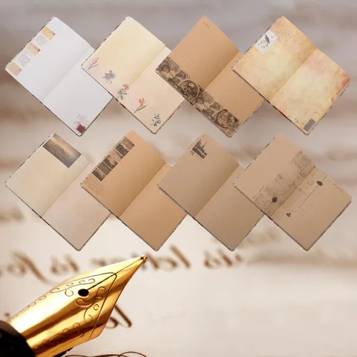 Vista 5 de SaFeHoM 212 Pcs DIY Vintage Journal Set for Women Gifts Scrapbook Diary Supplies including Aesthetic Journals, Scrapbook Paper, Washi Stickers