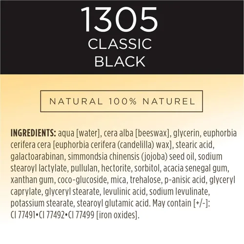 Vista 4 de Burt's Bees Paquete de rímel nutritivo y delineador de ojos 100% natural, rímel clásico negro de 0.4 onzas y delineador de ojos negro suave de 0.04