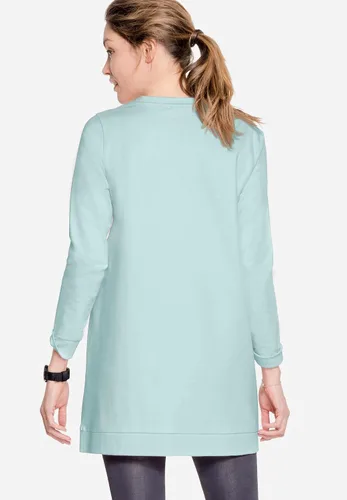 Vista 2 de ellos Sudadera tipo túnica de felpa francesa de talla grande
