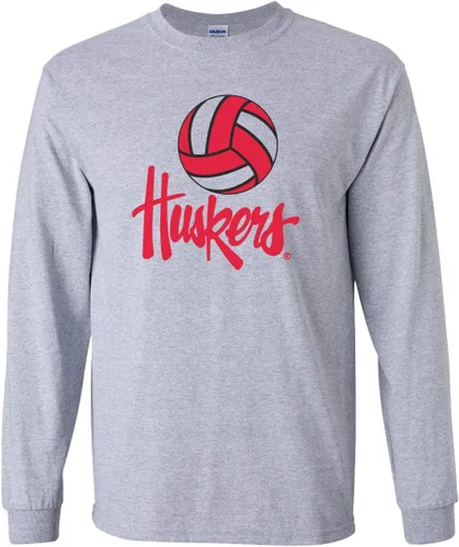 Vista 16 de CornBorn Elige tu diseño - Camisetas de manga larga de voleibol de Nebraska