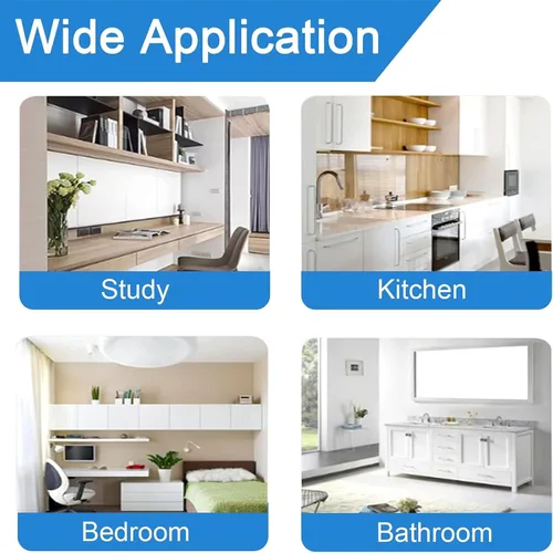 Vista 6 de INCREWAY 100 tapas de plástico para tornillos y arandelas plegables M3, cubiertas decorativas (negro)