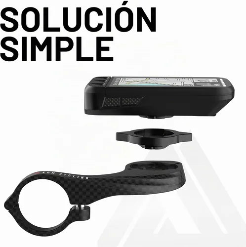 Vista 3 de KOM Cycling Adaptador de cuarto de vuelta compatible con computadoras