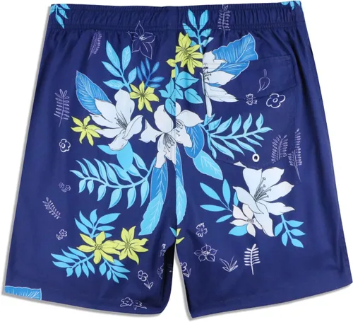 Vista 117 de Traje de baño para hombre con forro de compresión de secado rápido de 5.5 pulgadas con forro tipo bóxer amarillo (1-Yellowstar)