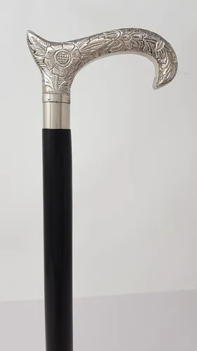 Vista 9 de Brass Nautical - Bastón de bastón de madera de madera fuerte y resistente