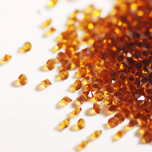 Vista 33 de 5000 cuentas de diamantes de imitación de cristal de diamante ultra mini de 0.044 pulgadas con parte trasera plana, cristales iridiscentes, brillo