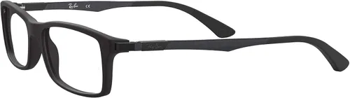 Vista 3 de Ray-Ban Monturas unisex para adultos RX7017 lentes graduados negro matedemo 2126in de EE UU Negro matelente de demostración