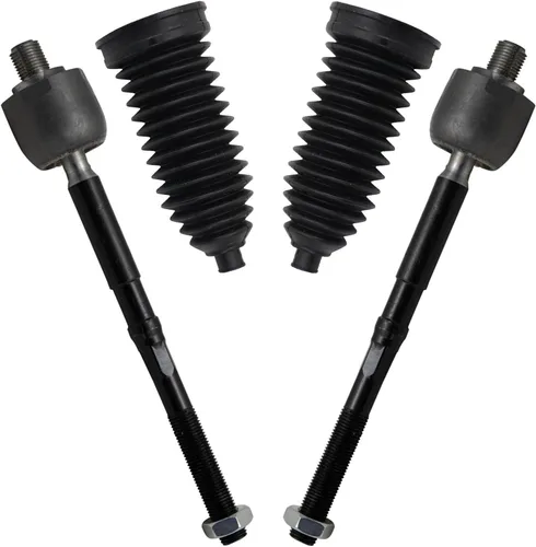 Vista 139 de TRQ Kit de dirección delantera con barra de acoplamiento de fuelle de piñón y cremallera compatible con Toyota Echo 2000-2005