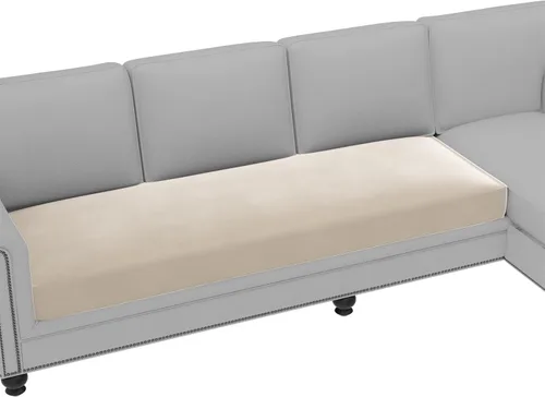 Vista 26 de H.VERSAILTEX Fundas de cojín de vellón para sofá, fundas elásticas para sillas de sala de estar, fundas de sofá modular, tela cómoda y duradera
