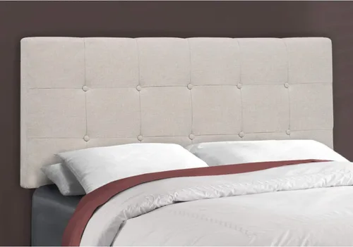 Vista 5 de Monarch Specialties Bastidores de cama, matrimonial, beige