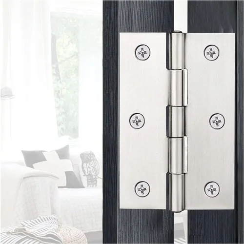 Vista 4 de Medsuo - 2 bisagras para puerta, bisagras plegables de acero inoxidable de con 12 tornillos de acero inoxidable para puerta, ventana, gabinete, caja