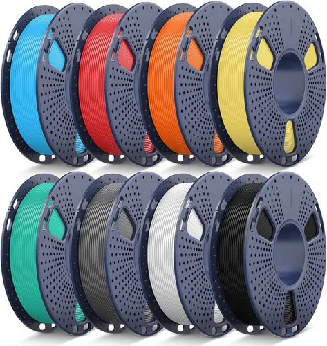 Vista 14 de JAYO Paquete de filamento PLA+ 1.75mm, paquete de filamento para impresora 3D multicolor, embalado al vacío individualmente, carrete de 250g