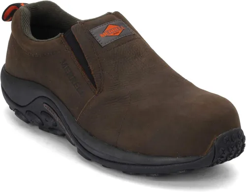 Vista 4 de Merrell Work Jungle Moc - Puntera de piel (piel sintética), color marrón
