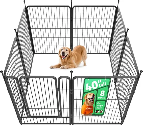 Vista 97 de FXW Rollick - Corralito para perros para patio, campamento con casa rodante, patentado, 24 pulgadas, 2 paneles Fácil instalación, resistente
