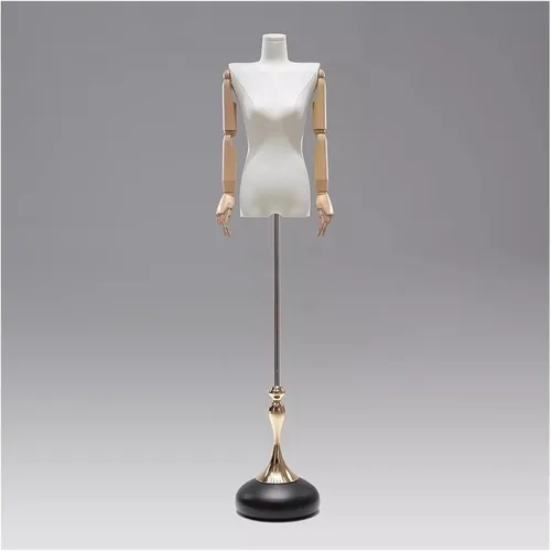 Vista 11 de Adjustable Black Dress Form Mannequin 54”-75” for Clothing & Jewelry Display, Perfect for Retail, Home Use, Tailoring & Fashion Shows