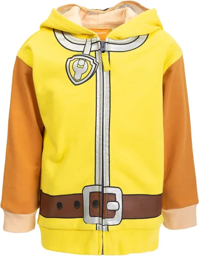 Vista 3 de Paw Patrol Rubble Chase Skye Sudadera Pullover con Capucha de Forro Polar con Cremallera de Niño Pequeño a Niño