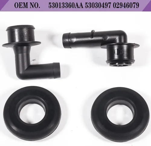 Vista 5 de 53013360AA para Jeep Grand Cherokee 4.0 Válvula PCV 2000 2001 2002 2003 2004 Válvula de ventilación Grand Cherokee Codo y junta PCV CCV Ventilación