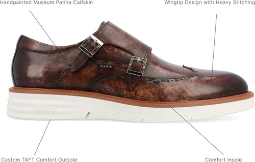 Vista 2 de TAFT 365 Model 105 Double Monk Zapato para hombre
