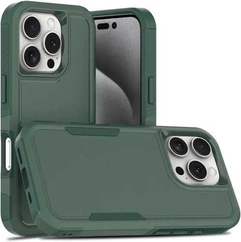 Vista 29 de Funda protectora para iPhone 8 Plus, iPhone 7 Plus de 5.5 pulgadas, a prueba de golpes, resistente y duradera, color verde