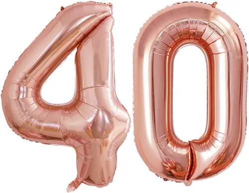 Vista 289 de Goer, conjunto de globos de papel aluminio para decoraciones de cumpleaños, globos de las letras de feliz cumpleaños y de números Oro