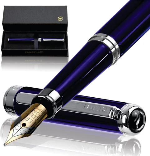 Vista 19 de FANSTIK Bolígrafo de lujo negro y dorado, juego de regalo elegante para mujeres, chapado en oro real de 24 quilates, juego de regalo profesional