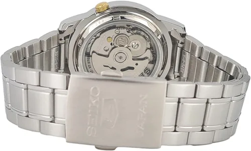 Vista 3 de Seiko serie 5 reloj automático de los hombres de esfera verde SNKK19J1