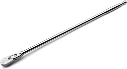 Vista 21 de Capri Tools - Trinquete de perfil bajo de cuadrante de 1/2 pulgada, 72 dientes verdaderos y arco oscilante de 5 grados