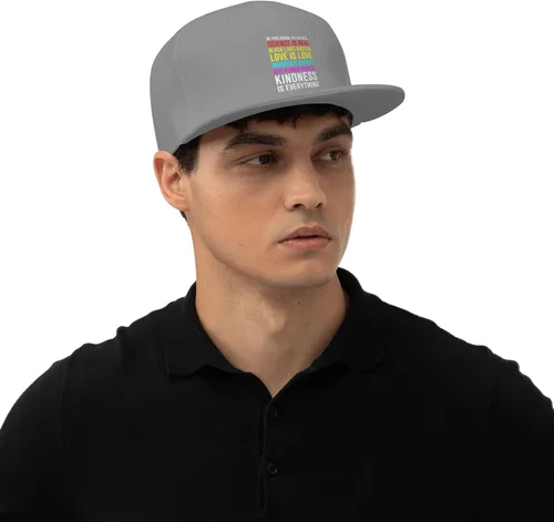 Vista 17 de Pride Flag in This House We Believe Science is Real Black Lives Matter Baseball Hats for Men Dad Hat,Black