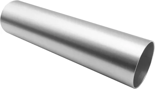 Vista 21 de AC PERFORMANCE Tubo recto de intercooler de aluminio de 1" (25mm) OD, tubo de admisión de aire con acabado cepillado