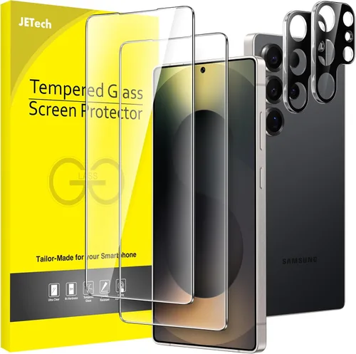 Vista 27 de JETech - Protector de pantalla para Samsung Galaxy S20 FE de 6.5 pulgadas con protector de lente de cámara, película de vidrio templado, compatible