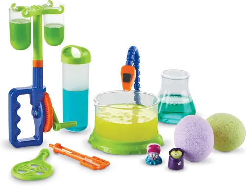 Vista 2 de Learning Resources Beaker Creatures Monsterglow Lab - Kits educativos de ciencia para niños, juegos de jardín de infantes, juguetes STEM