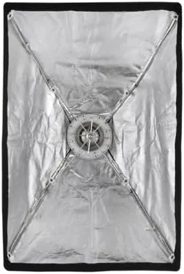 Vista 3 de Buff Caja de luz plegable rectangular de 24" x 36" con Speedring para Paul C. Buff Balcar Mount Flash Heads Caja de luz plegable de 23.6 x 35.4 in
