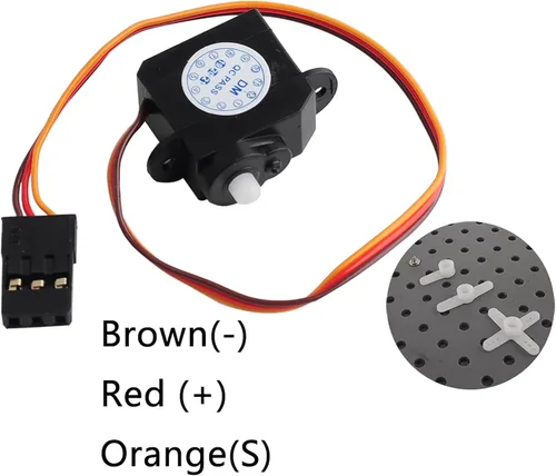 Vista 3 de 0.07 oz RC Micro Servo 0.07 oz Sub Mini servo 180 grados DM-S0020 4.8V-6V para RC Hobby Parts (1)