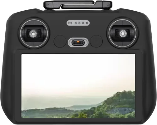 Vista 7 de Writiany Funda protectora de silicona RC 2, RC 2 Mini 4 Pro Controller Funda protectora para DJI Mini 4 Pro/DJI Air 3 Accesorios (negro)