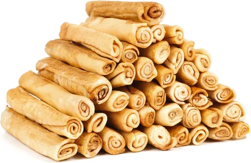 Vista 11 de MON2SUN Rollos de rawhide para perro con forma de Twist Sticks de 6.5 pulgadas, golosinas masticables sabor pollo, 18 unidades para cachorros