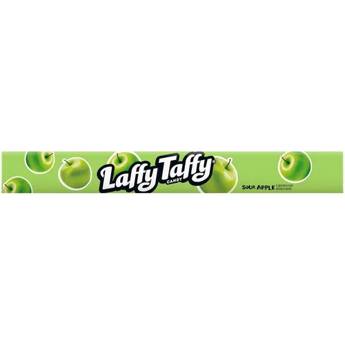 Vista 4 de Laffy Taffy Rope Candy, sabor a manzana agria, cuerdas de 0.81 onzas (paquete de 24)