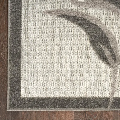 Vista 5 de Nourison Home Aloha - Alfombra beige de 2 pies 3 pulgadas x 12 pies, fácil de limpiar, no se desprende, para dormitorio, sala de estar, comedor