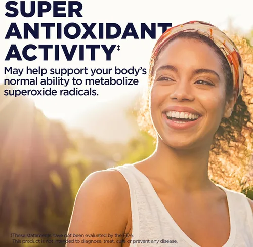 Vista 4 de KAL S.O.D. 3000 Suplemento antioxidante de 400 mg, superóxido dismutasa (SOD), fuente de hígado de res, soporte súper antioxidante, revestimiento