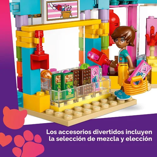 Vista 3 de LEGO Friends Heartlake City Candy Store - Juego de construcción de juguete - Juego de simulación para niños, niñas y niños, a partir de 6 años