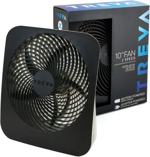 Vista 3 de O2 Cool Ventilador portátil eléctrico de 10 pulgadas