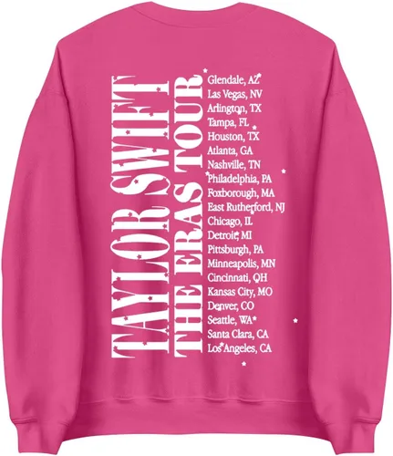 Vista 4 de Ropa para mujer, sudadera de manga larga con cuello redondo, estampado de 1989, cómoda y elegante