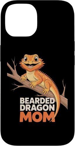 Vista 4 de Bearded Dragon Mom Reptile Parent Animal Care Fan Case for iPhone XR