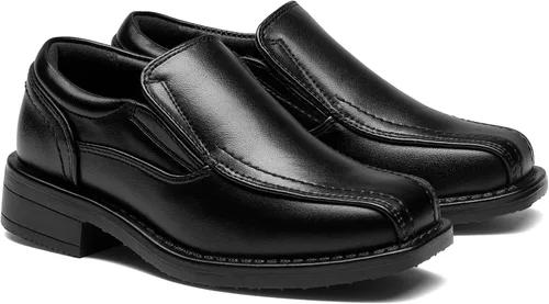 Vista 4 de Bruno Marc Mocasines sin cordones para niños Negro