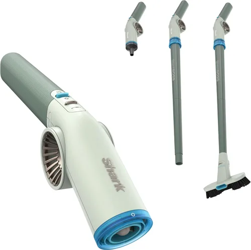 Vista 17 de Shark BlastBoss - Sistema de chorro de aire todo en uno con BlastBroom, boquilla de precisión, varita de extensión, limpieza en interiores y Carbón