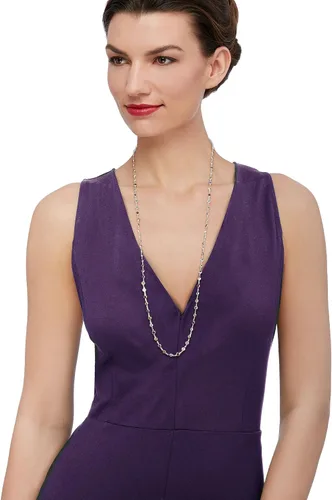 Vista 5 de Ross-Simons 8.85 ct. t.w. Bezel-Set Multi-Gemstone Necklace in Sterling Silver